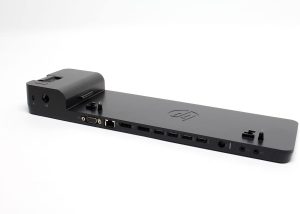 HP 2013 UltraSlim Docking Station (2DP) uudet Elitebook mallit + 65W virtalähde - UUSI