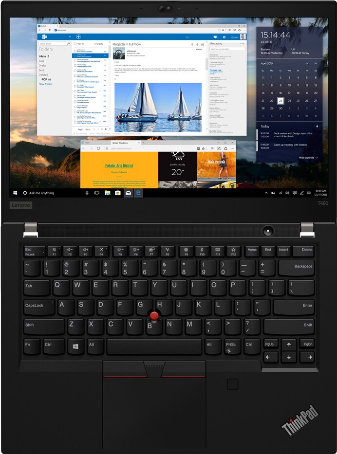 Lenovo Thinkpad T490s Core i5-8265U 1.6 GHz 14" FHD 16/512 SSD W11P - Image 3